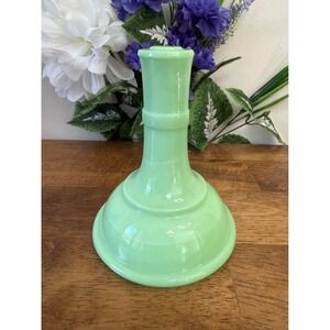 Vintage Jadeite Glass Cake Stand Pedestal‎ Base Replacement Jade Green Display